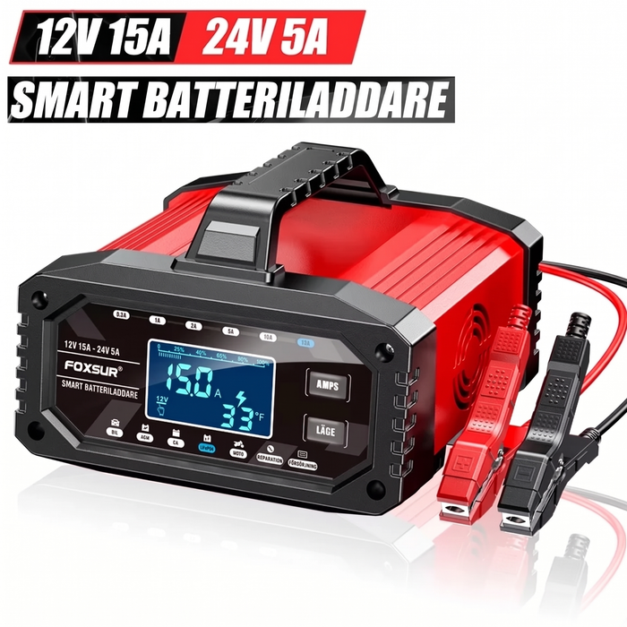 Batteriladdare för bil, MC och båt