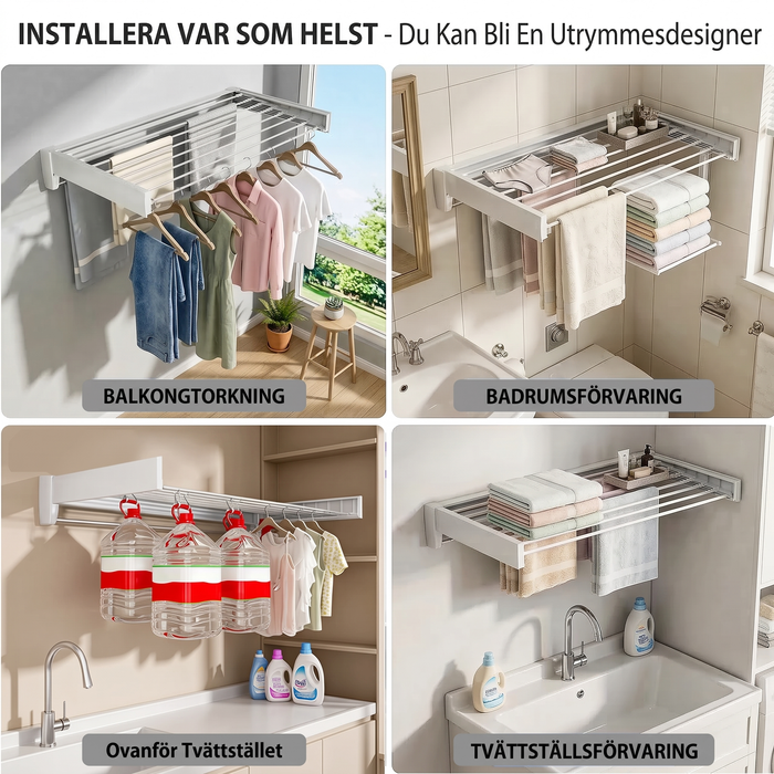 Torkställning maxlast 27 kg