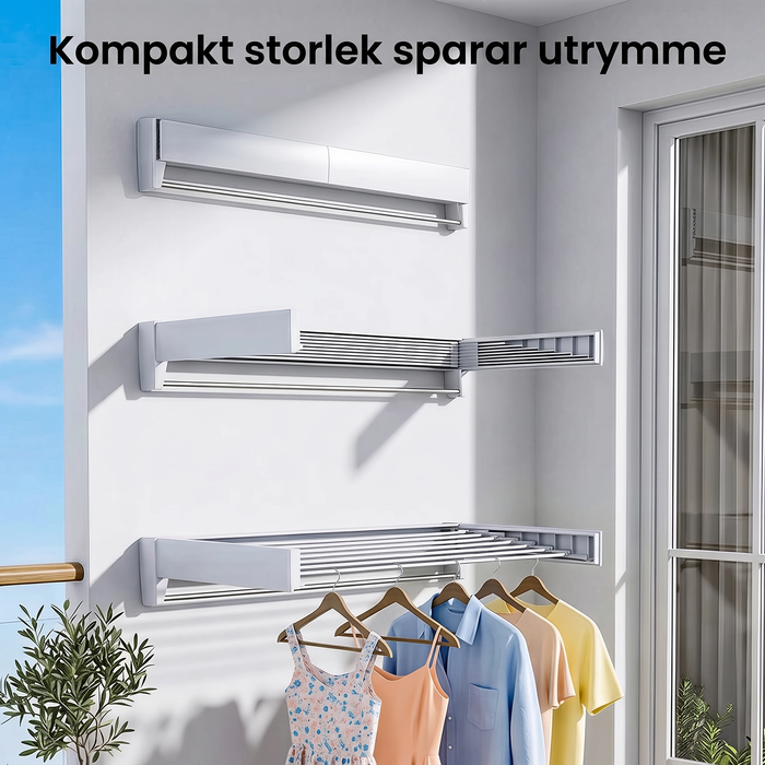 Utfällbar torkställning i aluminium