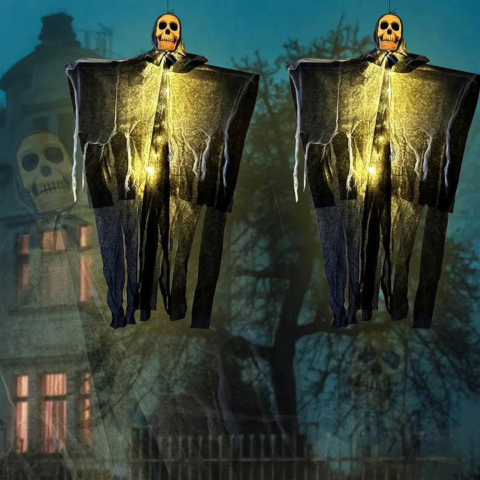 Hängande spöke med dödskalle