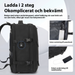 Ryggsäck med extern USB-anslutning