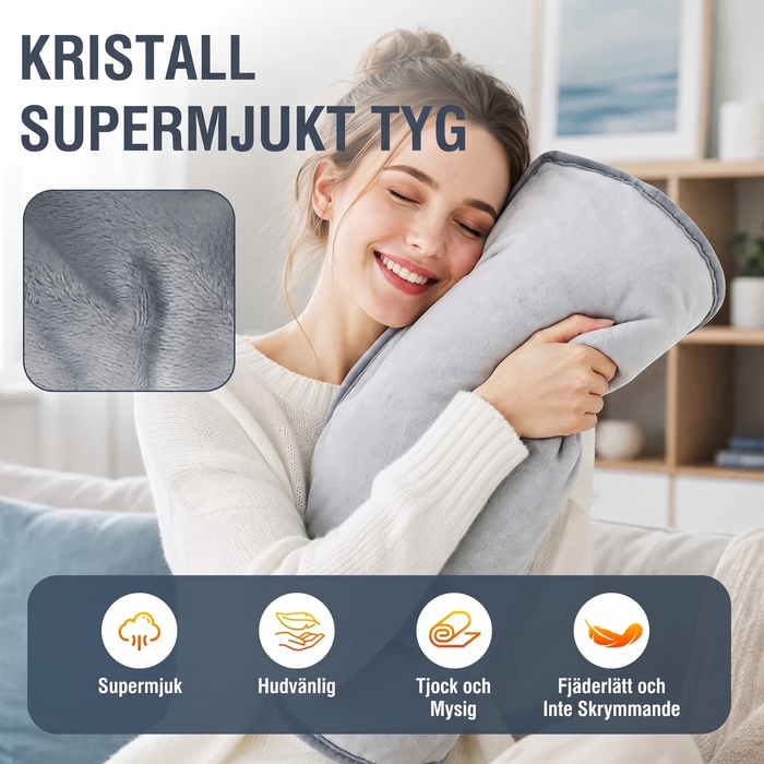 Mjukt och tjockt plyschtyg i den uppvärmda västen