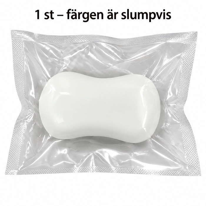 Squishy klämleksak tvålblock med byggklossfyllning – formbar och knastrig