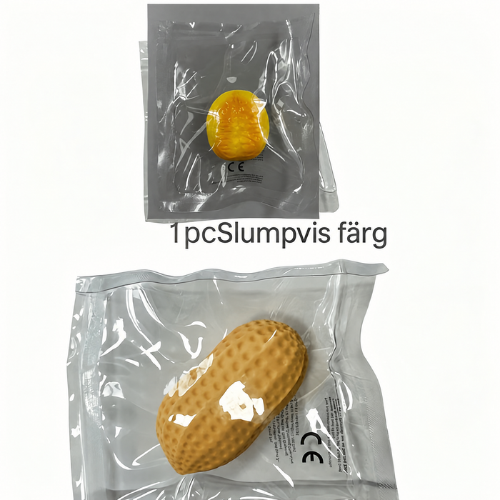 Squishy jordnöt med byggklossar