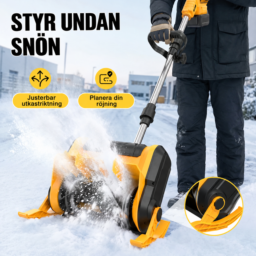 Sladdlös snöslunga 21V 1200W