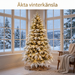 Snöpudrad konstgjord julgran med metallfot