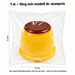 Squishy karamellpudding med kulfyllning