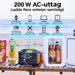 Portabel kraftstation 200W 151Wh LiFePO4