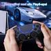 Grå handkontroll kompatibel med PS5-spel