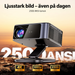 Projektor med 2500 ANSI-lumen, 1080p och 4K-stöd