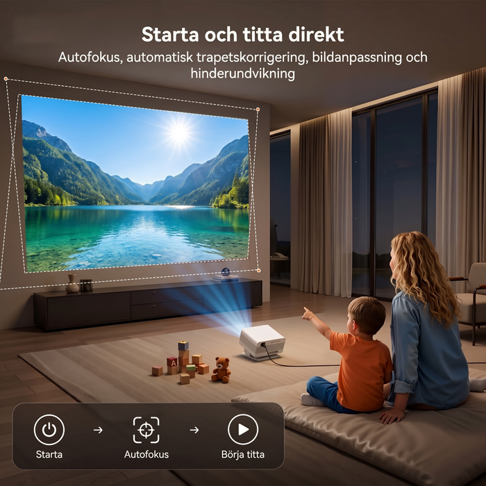 Starta och titta direkt med autofokus