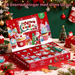 Slime-adventskalender 2026 – 24 luckor med slime och juldekorationer