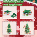 Adventskalender julgran byggklossar – 779 bitar med snögubbe