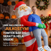 Uppblåsbar tomtedräkt – unik julkostym