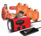 Nödkit Survival Bundle med vevradio och bivvysäckar