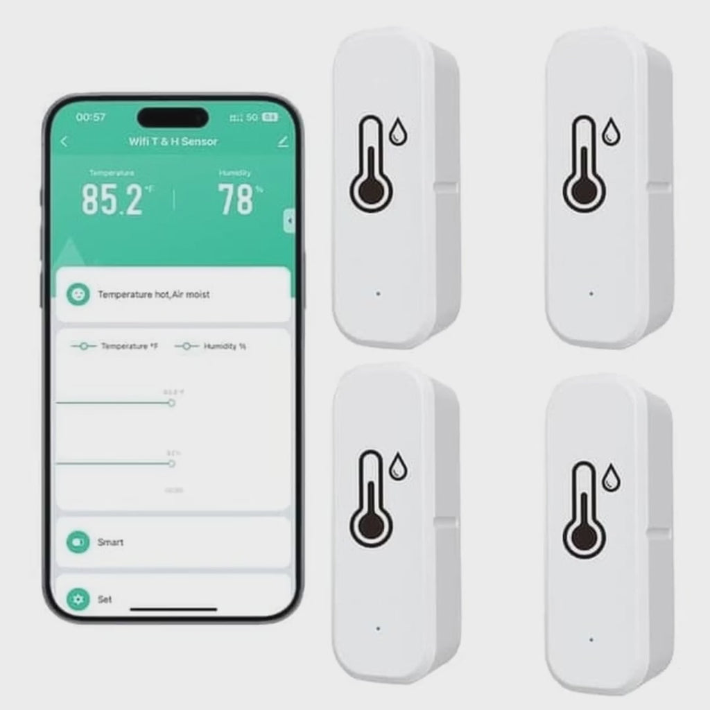 Video: WiFi-termometer och hygrometer 4-pack