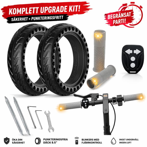 Massivt gummidäck med honeycomb-struktur