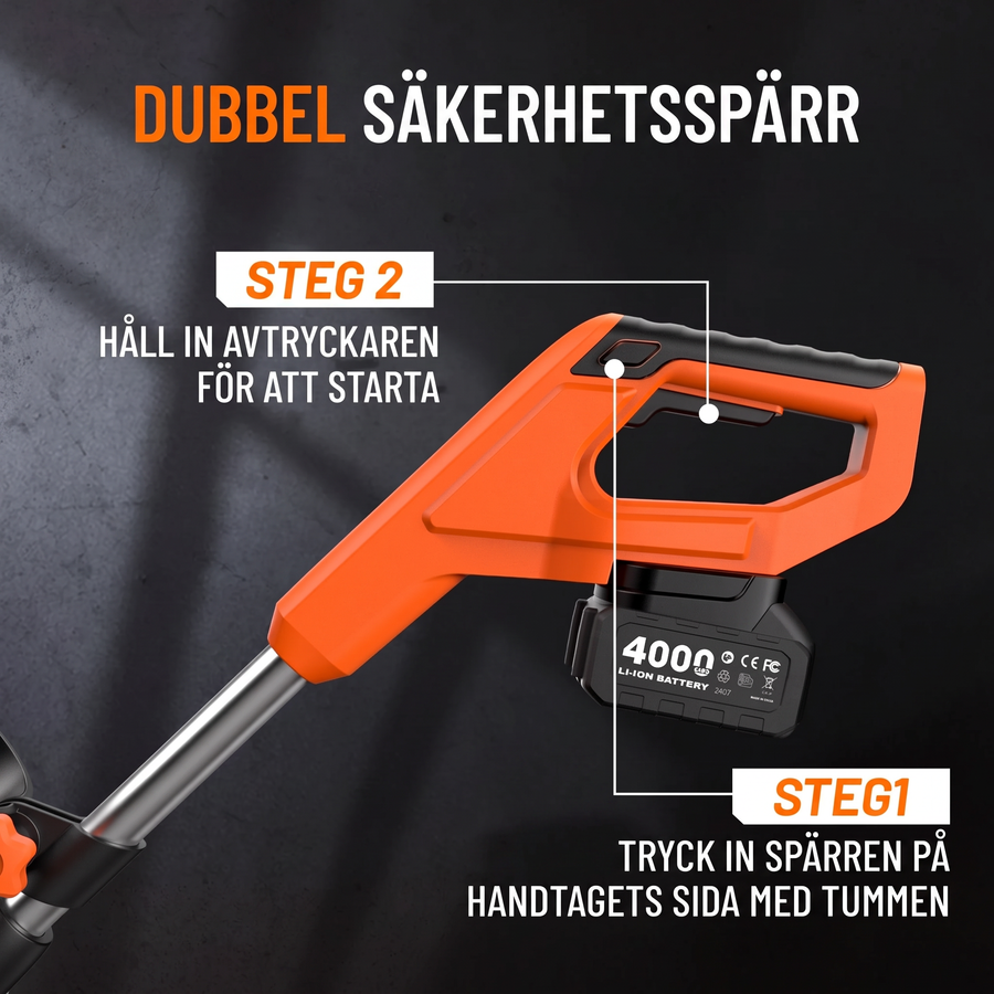Dubbel säkerhetsspärr