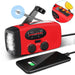 Vevradio med solceller och powerbank